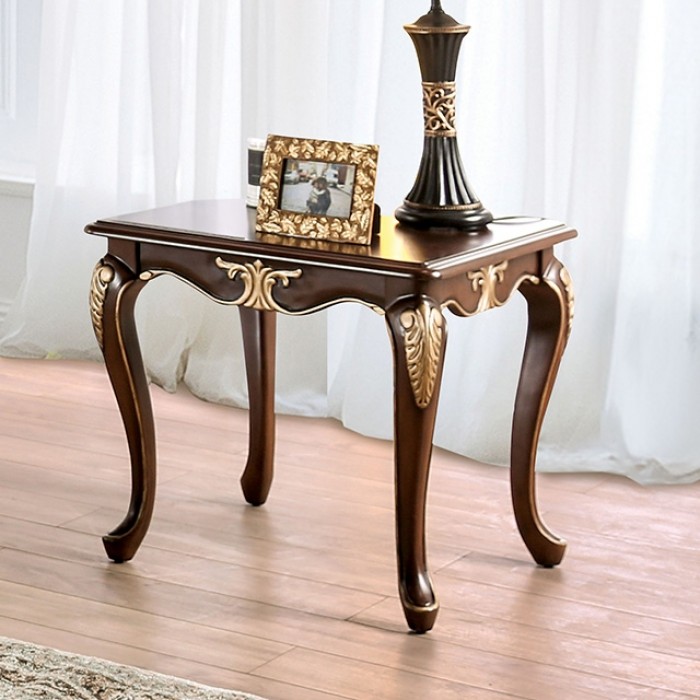 Cookshire Tobacco End Table Fm45004E By Furniture Of America | Mobilia Cleopatra 3 Cookshire Tobacco End Table FM45004E By Furniture Of America - Image 1