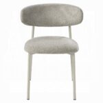 Ingram Side Chair in Light Gray Finish Set of 2 By ACME - Image 2