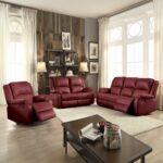 Zuriel Motion Red Rocker Recliner LV52152 By ACME - Image 5