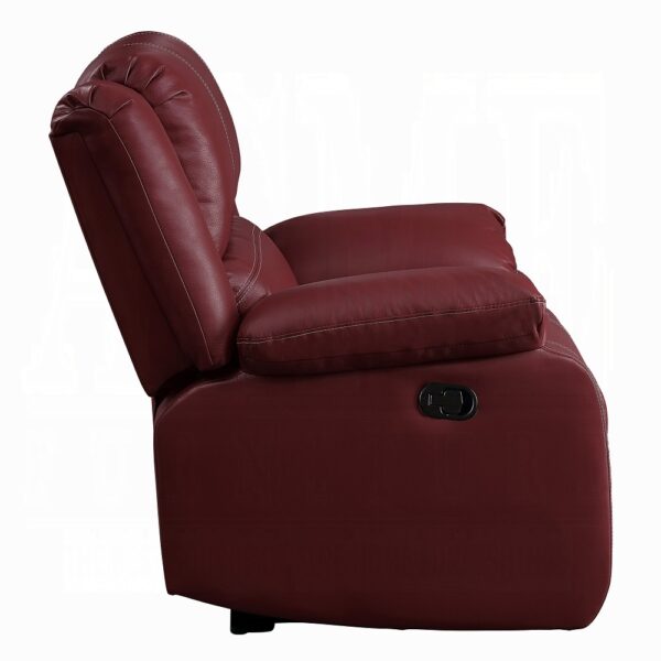 Zuriel Motion Red Rocker Recliner LV52152 By ACME - Image 2
