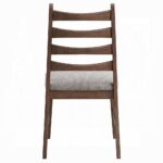 Mayah Side Chair in Gray Linen Set of 2 By ACME - Image 3