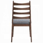 Mayah Side Chair in Dark Gray Linen Set of 2 By ACME - Image 3