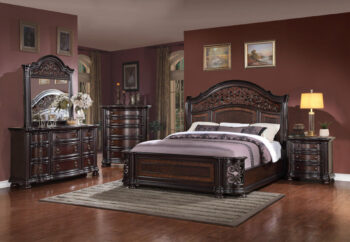Classic Dark Brown Nightstand by McFerran
