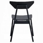 Briar Side Chair in Black Finish Set of 2 By ACME - Image 2