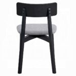 Real Side Chair in Gray Linen Set of 2 By ACME - Image 2