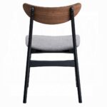 Rebi Side Chair in Gray Linen Set of 2 By ACME - Image 2