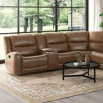 Leolinus Brown Motion Sectional CM9989BR-M-SECT By Furniture Of America