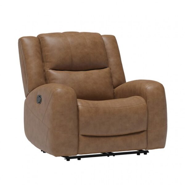 Leolinus Brown Manual Recliner CM9989BR-CH-M By Furniture Of America - Image 2