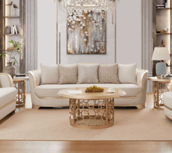 Beige Modern Sofa HD-7006