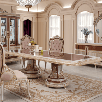 Glass Rectangle Dining Table HD-9021