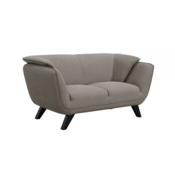 Loveseat in Brown Linen