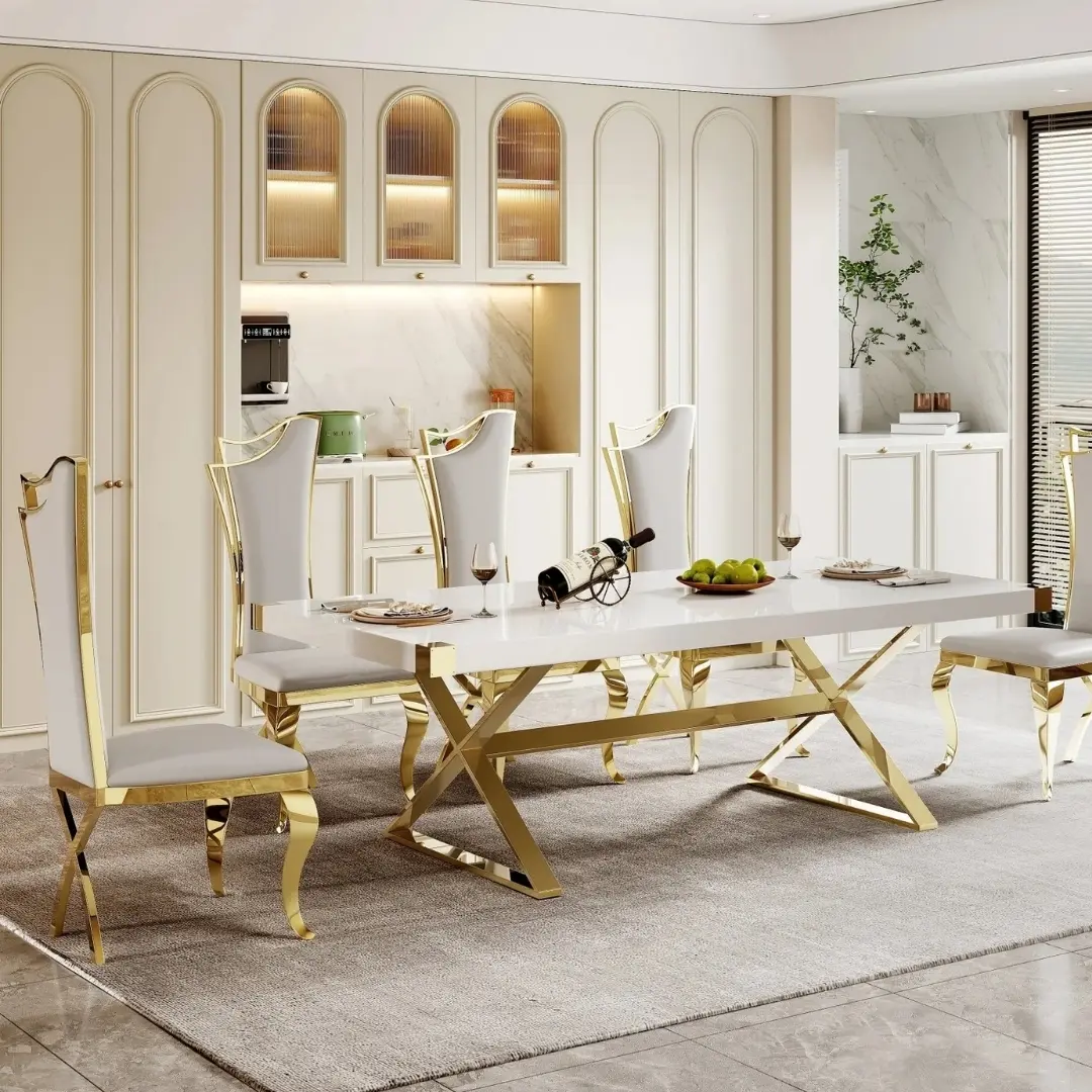 Dt0211 Gold Finishing Table By Artisan Furniture | Mobilia Cleopatra 3 DT0211 Gold Finishing Table by Artisan Furniture - Image 1
