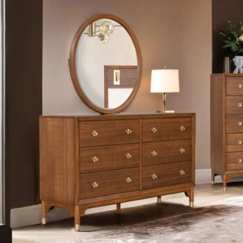 Hepburne Brown Dresser FM74000WN-D By Furniture Of America
