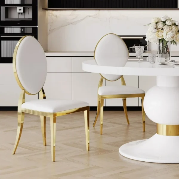 DT0214W White Dining Table By Artisan Furniture - Image 3