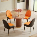 DT0219 Wood Pattern Table By Artisan Furniture - Image 9