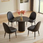 DT0220 Wood Pattern Table By Artisan Furniture - Image 5