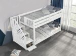Jojo White Bunk Bed FM-BK1100WH-BED By Furniture Of America - Image 3