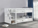 Jojo White Bunk Bed FM-BK1100WH-BED By Furniture Of America - Image 4
