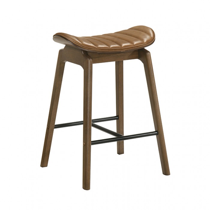 Klamath Brown Counter Ht. Chair Fm3215Wn-Pc-2Pk By Furniture Of America | Mobilia Cleopatra 3 Klamath Brown Counter Ht. Chair FM3215WN-PC-2PK By Furniture Of America - Image 1