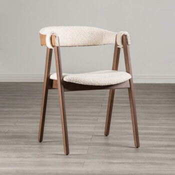 Ebikon Brown/Beige Side Chair Set of 2 By Furniture Of America