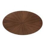 Ebikon Brown Oval Dining Table FM3211WN-T-TABLE By Furniture Of America - Image 3