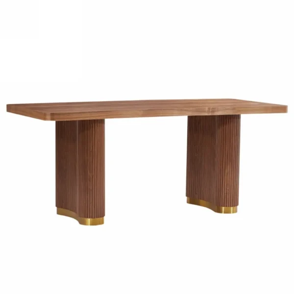 DT0227 Wood Pattern Dining Table By Artisan Furniture - Image 6