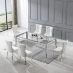 DT0310 Tempered Glass For Dining Table Top By Artisan Furniture - Image 6