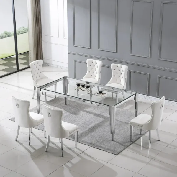 DT0310 Tempered Glass For Dining Table Top By Artisan Furniture - Image 6