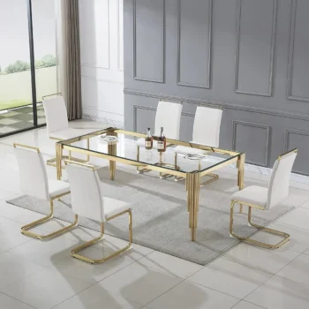 DT0310 Tempered Glass For Dining Table Top By Artisan Furniture