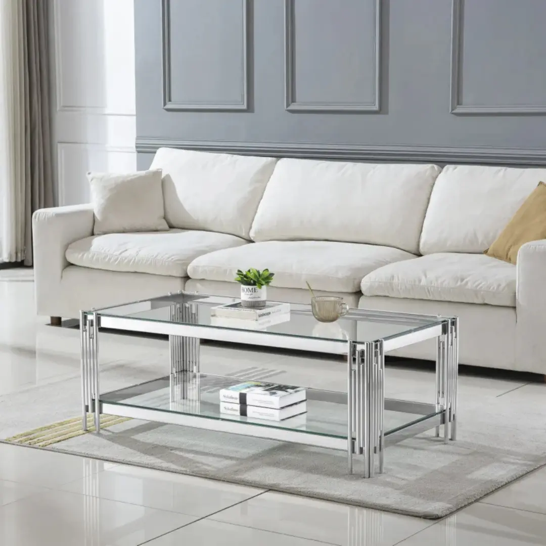 Ct037-2 Coffee Table For A White Couch By Artisan Furniture | Mobilia Cleopatra 3 CT037-2 Coffee Table For a White Couch by Artisan Furniture - Image 1