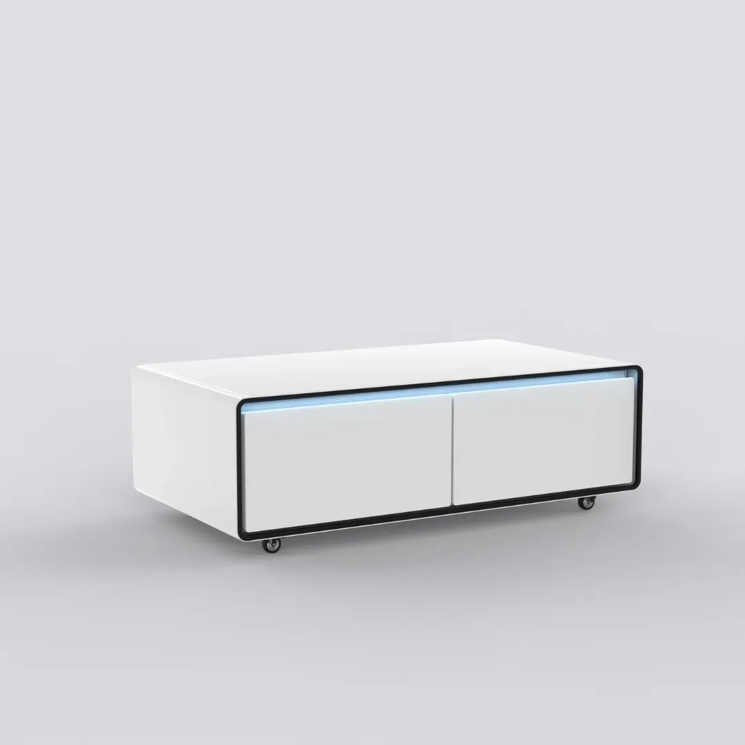 Ct5007-13 Smart Table With Fridge By Artisan Furniture | Mobilia Cleopatra 3 CT5007-13 Smart Table With Fridge by Artisan Furniture - Image 1