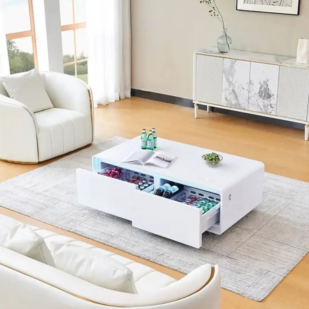 Ct5011 Smart Coffee Table With Fridge By Artisan Furniture | Mobilia Cleopatra 3 CT5011 Smart Coffee Table with Fridge By Artisan Furniture - Image 1