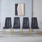 DCK216 PU Leather Dining Chair Set of 2 By Artisan Furniture