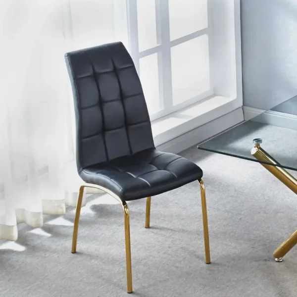 DCK216 PU Leather Dining Chair Set of 2 By Artisan Furniture - Image 2
