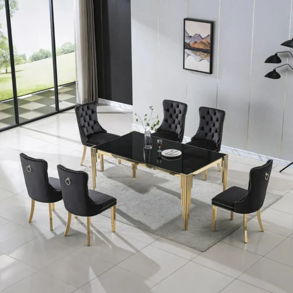DT0311 Tempered Glass For Dining Table Top By Artisan Furniture - Image 11