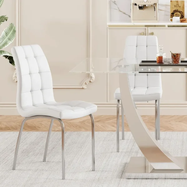 DT035 Glass Top Dining Room Table By Artisan Furniture - Image 8