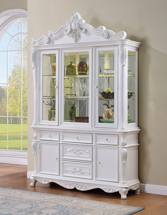 Manzanita White Hutch & Buffet Fm3261Wh-Hb-Set By Furniture Of America | Mobilia Cleopatra 3 Manzanita White Hutch & Buffet FM3261WH-HB-SET By Furniture Of America - Image 1
