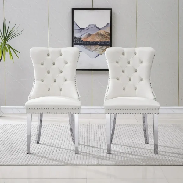 DCK88 Stainless Steel Dining Chair Set of 2 by Artisan Furniture - Image 8
