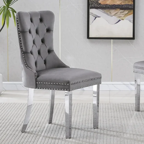 DCK88 Stainless Steel Dining Chair Set of 2 by Artisan Furniture - Image 11
