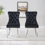 DCK88 Stainless Steel Dining Chair Set of 2 by Artisan Furniture - Image 4
