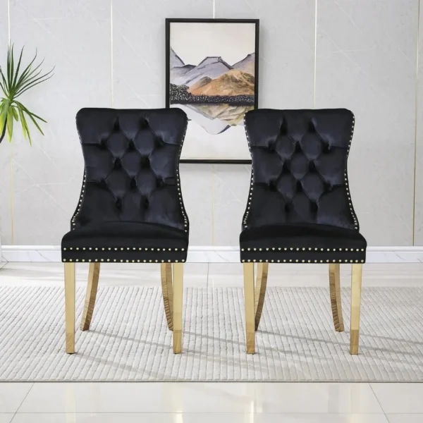 DCK88 Stainless Steel Dining Chair Set of 2 by Artisan Furniture - Image 7