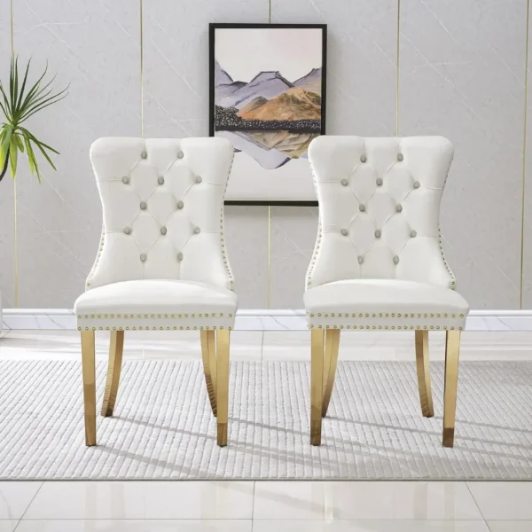 DCK88 Stainless Steel Dining Chair Set of 2 by Artisan Furniture - Image 2