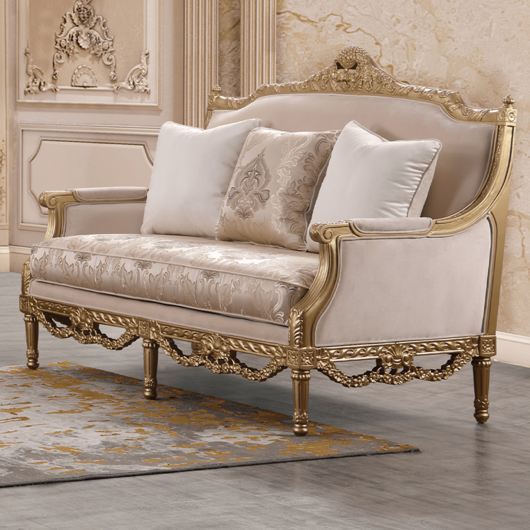 Patterned Fabric Loveseat Hd-56 By Homey Design | Mobilia Cleopatra 3 Patterned Fabric Loveseat HD-56