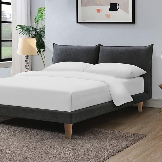 Verwood Gray Bed Fm71004Gy By Furniture Of America | Mobilia Cleopatra 3 Verwood Gray Bed FM71004GY By Furniture Of America - Image 1