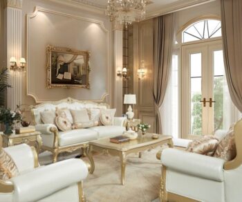 Champagne Sofa Set HD-2638