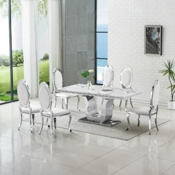 DT3102 Marble Dining Table By Artisan Furniture