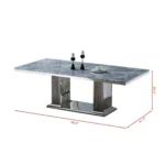 DT311 Marble Top Dining Table By Artisan Furniture - Image 4