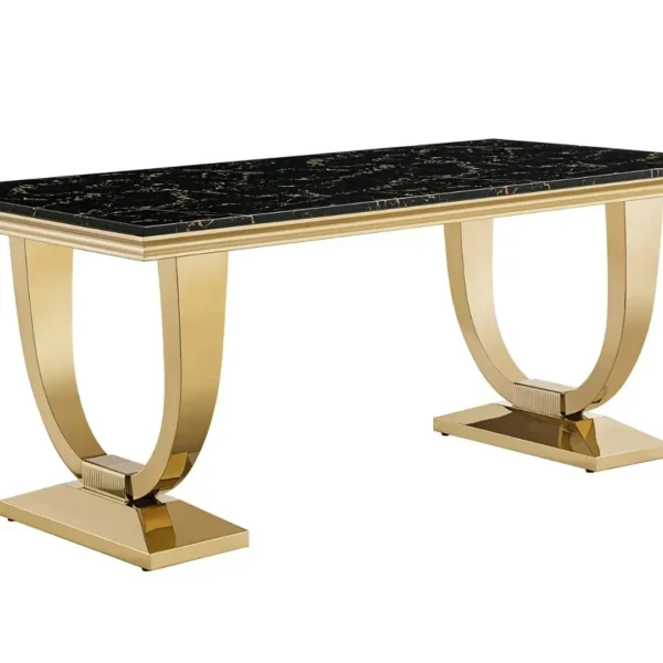 DT317 White Marble Top Dining Room Table by Artisan Furniture - Image 15