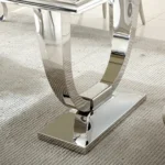 DT317 White Marble Top Dining Room Table by Artisan Furniture - Image 5