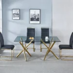 DT5016 Glass Top Table Dining Room by Artisan Furniture - Image 2